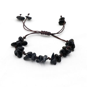 Crystal Stone Braid Rope Cord Bracelet - Perimade & Co.