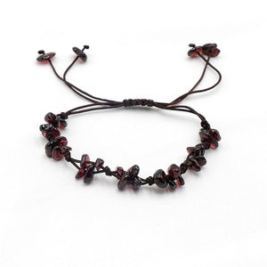 Crystal Stone Braid Rope Cord Bracelet - Perimade & Co.