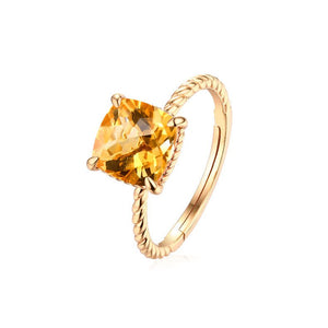 Cushion Cut Crystal Stacking Statement Ring - Perimade & Co.