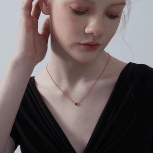 Custom Birthstone Charm Layering Necklace - Perimade & Co.