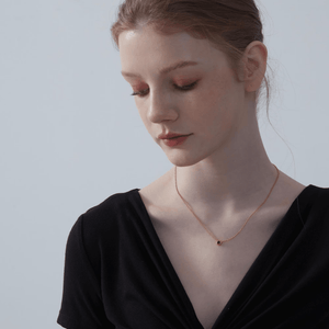 Custom Birthstone Charm Layering Necklace - Perimade & Co.