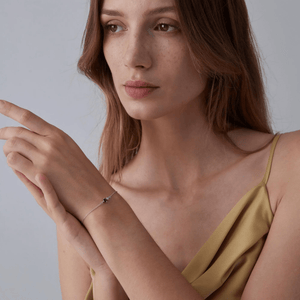 Custom Birthstone Pearl Stacking Bracelet - Perimade & Co.