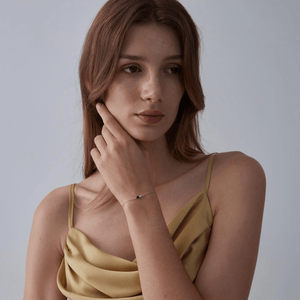 Custom Birthstone Pearl Stacking Bracelet - Perimade & Co.