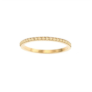 Custom Birthstone Thin Stacking Eternity Ring - Perimade & Co.