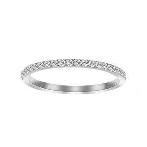 Custom Birthstone Thin Stacking Eternity Ring - Perimade & Co.