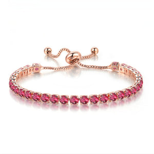 Custom Birthstone Wedding Tennis Bracelet - Perimade & Co.