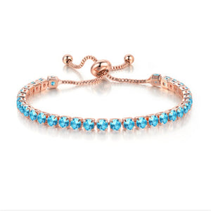 Custom Birthstone Wedding Tennis Bracelet - Perimade & Co.