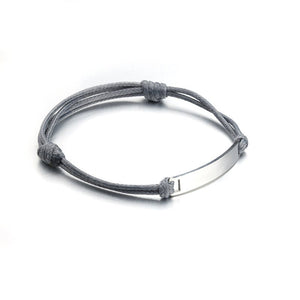 Custom Couple Matching Rope Cord Bracelet - Perimade & Co.