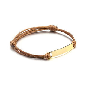 Custom Couple Matching Rope Cord Bracelet - Perimade & Co.