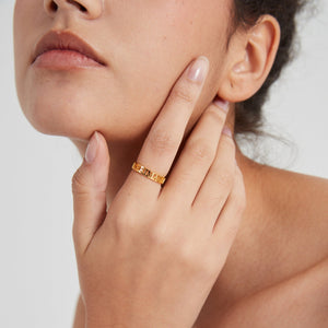 Custom Cut - Out Engrave Wedding Band Ring - Perimade & Co.