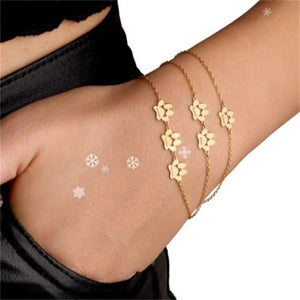 Custom Dog Paw Charm Stacking Bracelet - Perimade & Co.