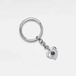 Custom Heart Photo Projection Keychain - Perimade & Co.