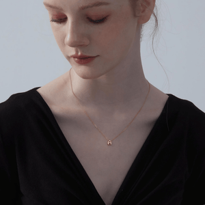 Custom Initial Letter Pendant Necklace - Perimade & Co.