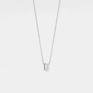 Custom Initial Letter Pendant Necklace - Perimade & Co.