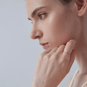 Custom Initial Letter Stacking Band Ring - Perimade & Co.