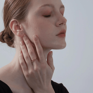 Custom Initial Letter Stacking Bypass Ring - Perimade & Co.