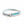 Light blue braided leather bracelet with a turquoise stone and silver tag on a white background