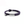 Purple braided bracelet with a silver tag on a white background