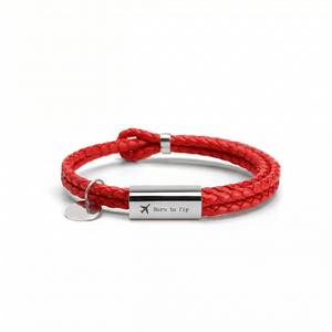 Custom Leather Couple Matching Bracelet - Perimade & Co.