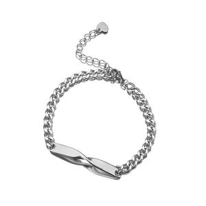 Custom Mobius Strip Couple Matching Bracelet - Perimade & Co.