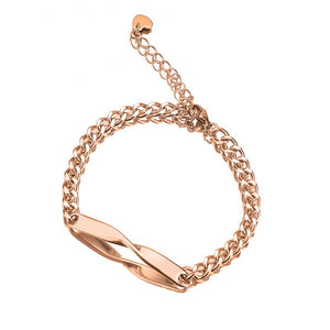 Custom Mobius Strip Couple Matching Bracelet - Perimade & Co.