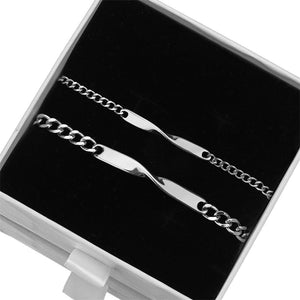 Custom Mobius Strip Couple Matching Bracelet - Perimade & Co.