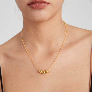Custom Name Bead Pendant Necklace - Perimade & Co.