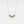 Gold necklace with three round pendants on a white background