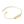 Gold bracelet with heart-shaped name charms on a white background