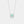 White gold plated round locket necklace featuring a opal center with a halo of small clear stones, on a delicate chain against a white background.
