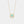 Gold plated round locket necklace featuring a opal center with a halo of small clear stones, on a delicate chain against a white background.