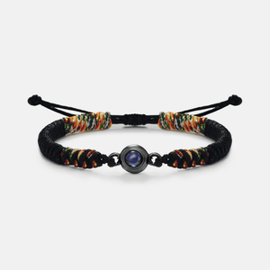 Custom Photo Projection Couple Rope Bracelet - Perimade & Co.