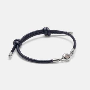 Custom Photo Projection Leather Bracelet - Perimade & Co.