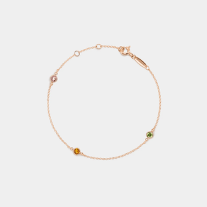 Custom Three Birthstone Stacking Bracelet - Perimade & Co.