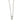 A collection of bunny pendant necklaces in silver and gold colors displayed on a stand, with adjustable chains.