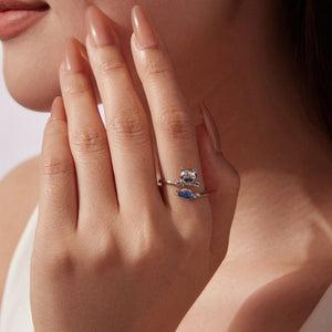 Cute Open Cat Fish Adjustable Wrap Ring - Perimade & Co.