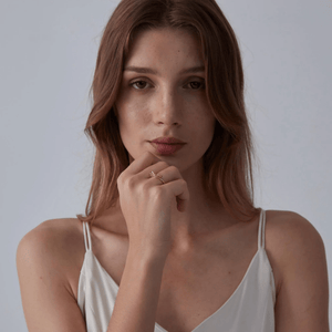 Dainty Bow Tie Ribbon Stacking Band Ring - Perimade & Co.