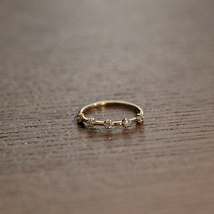Dainty Constellation Starburst Stacking Ring - Perimade & Co.