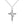Dainty Crown Cross Pendant Necklace - Perimade & Co.