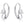 Dainty Cute Kitty Cat Huggie Hoop Earrings - Perimade & Co.