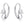 Dainty Cute Kitty Cat Huggie Hoop Earrings - Perimade & Co.