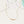 Dainty CZ Opal Asymmetric Ball Chain Necklace - Perimade & Co.