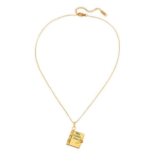 Dainty Daughter Book Love Heart Necklace - Perimade & Co.