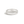 Silver ring with small diamonds on a white background