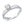 Dainty Dual Band Half Pave Engagement Ring - Perimade & Co.