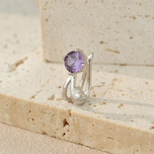 Dainty Dual CZ Split Layered Clip-On Earrings - Perimade & Co.