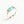 Dainty Elongated Hexagon Gem Thin Band Ring - Perimade & Co.