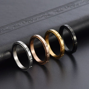 Dainty Fidget Spinner Stacking Band Ring - Perimade & Co.
