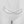 Silver necklace with dangling beads on a mannequin head against a white background