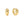 Dainty Gold Croissant Huggie Hoop Earrings - Perimade & Co.